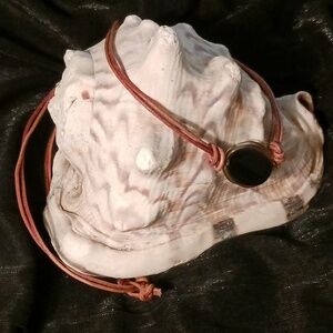 Leather & Black Agate Necklace or Multiwrap Bracelet